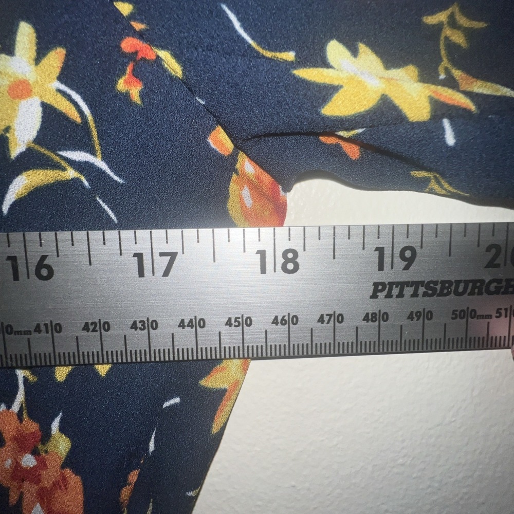 Victor Alfaro‎ Collective Watercolor Floral Midi Dress Size M EUC - MSRP $385 - Picture 7 of 8